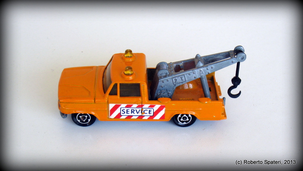 Majorette Dodge Depanneuse Tow Truck Wrecked (n.212)